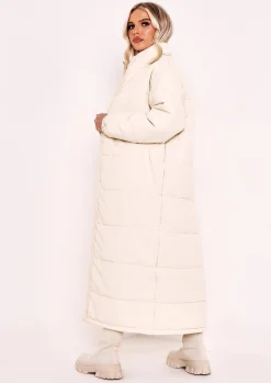 Airport Vibin'|Coats & Jackets*Missy Empire Erin Stone Longline Puffer Coat