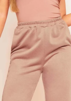 Airport Vibin'|Loungewear*Missy Empire Hilma Casual Loopback Joggers Mocha