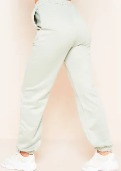 Airport Vibin'|Loungewear*Missy Empire Hilma Casual Loopback Joggers Olive