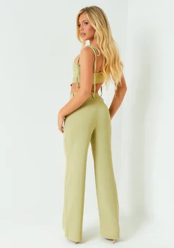 Trousers|Co-Ords*Missy Empire Josie Sage Straight Leg Trousers