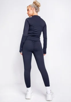 Gym Bottoms|Leggings*Missy Empire Lacey Active Leggings Black