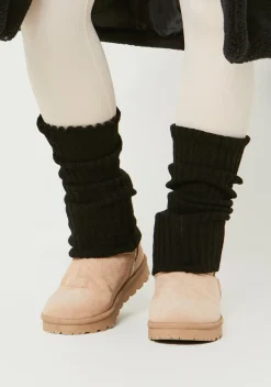 Airport Vibin'|Socks & Tights*Missy Empire Lara Chunky Leg Warmers Black