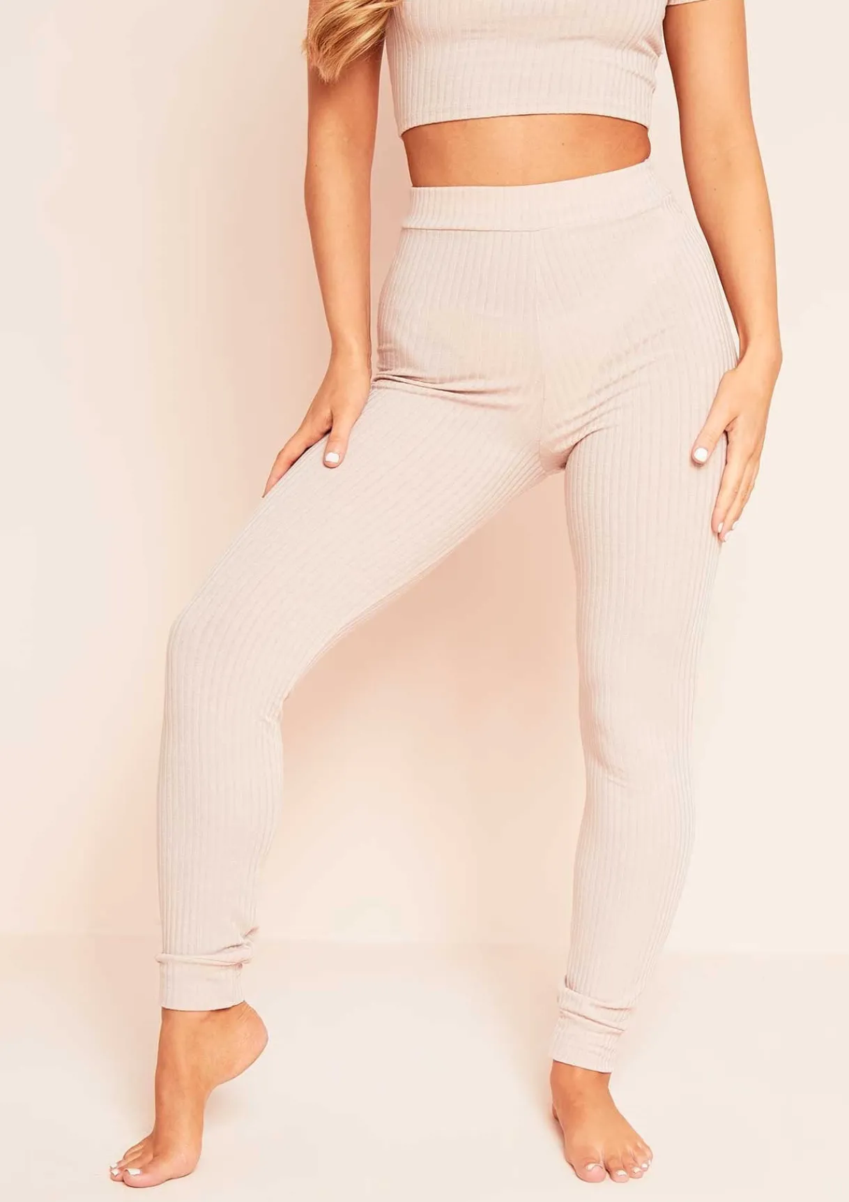 Airport Vibin'|Joggers*Missy Empire Layla Black Mix & Match Ribbed Lounge Skinny Jogger