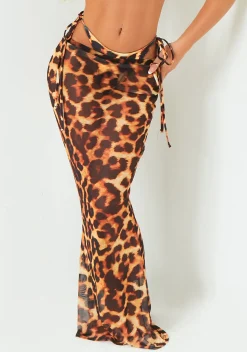 Swimwear|Skirts*Missy Empire Maria Leopard Print Beach Skirt