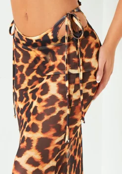 Swimwear|Skirts*Missy Empire Maria Leopard Print Beach Skirt