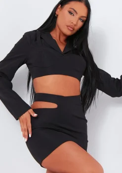 Skirts|Co-Ords*Missy Empire Nara Cut Out Side Mini Skirt