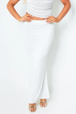 Skirts|Co-Ords*Missy Empire Natalie White Maxi Skirt