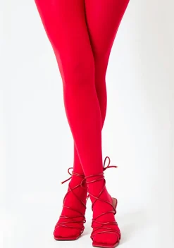 Socks & Tights*Missy Empire Olivia Tights Red