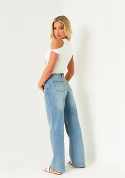 Tops*Missy Empire Olivia White Twist Strap Super Soft Top