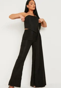 Trousers*Missy Empire Reyna Tailored Trouser Black