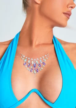 Rave Outfits*Missy Empire Rumi Stick On Body Jewels