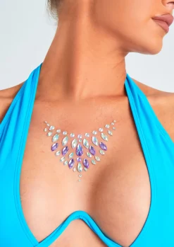 Rave Outfits*Missy Empire Rumi Stick On Body Jewels