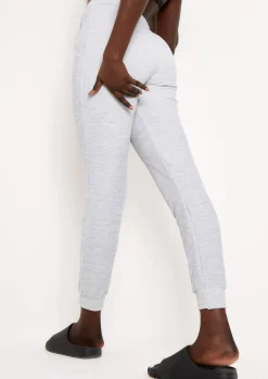 Airport Vibin'|Loungewear*Missy Empire Sophie Soft Ribbed Drawstring Joggers Grey