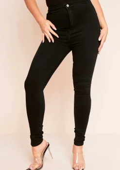 Denim|Jeans*Missy Empire Tora Black Denim Skinny Jeans